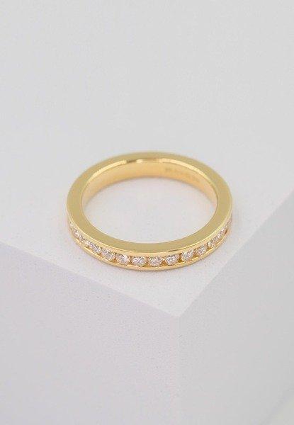 MUAU Schmuck  Bague Mémoire or jaune 750/18K 0.48ct 