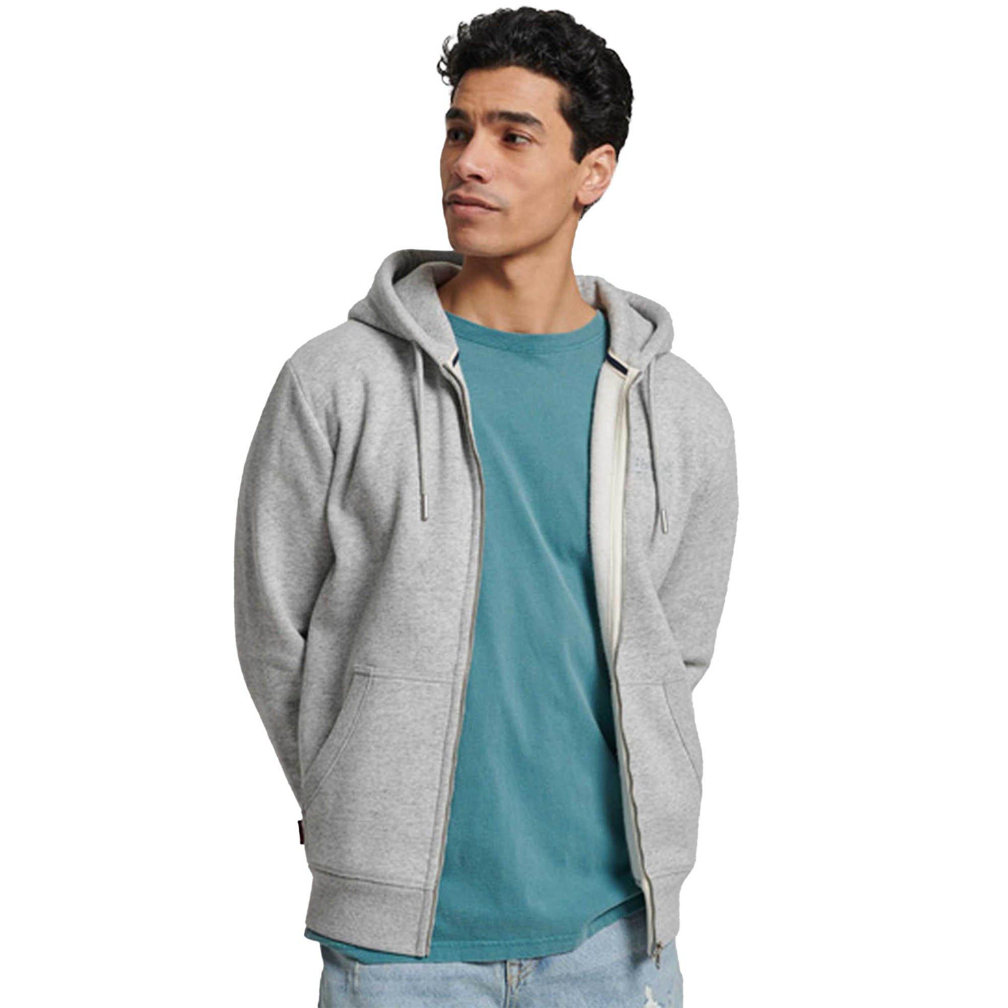 Superdry  Sweatjacke  Figurbetont-ESSENTIAL LOGO ZIP HOODIE 