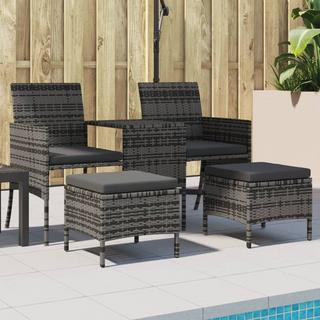 VidaXL Gartensofa poly-rattan  