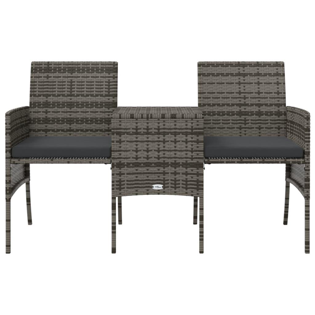 VidaXL Gartensofa poly-rattan  