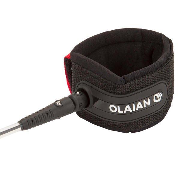 OLAIAN  Leash Surf 7' 210 cm Durchmesser 7 mm schwarz 