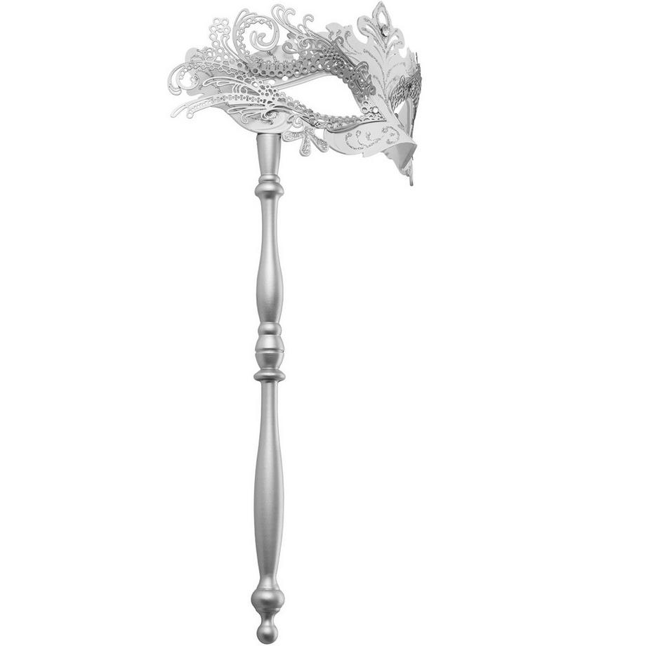 Tectake  Masque vénitien sur bâton 