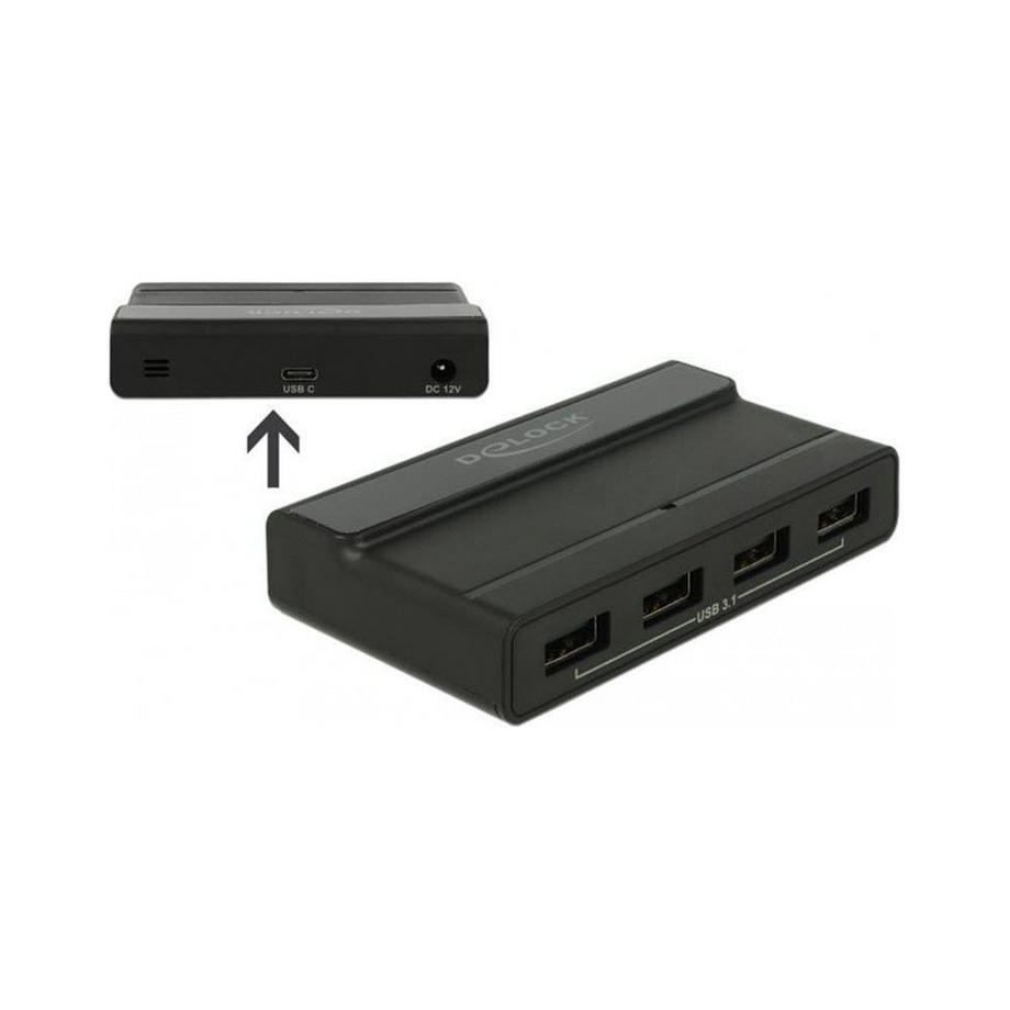 DeLock  USB-HUB 64053 4X USB-A 