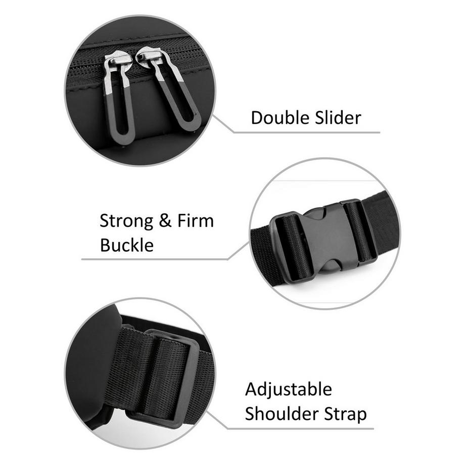 Only-bags.store Grand Sac Banane Imperméable en Cuir PU  