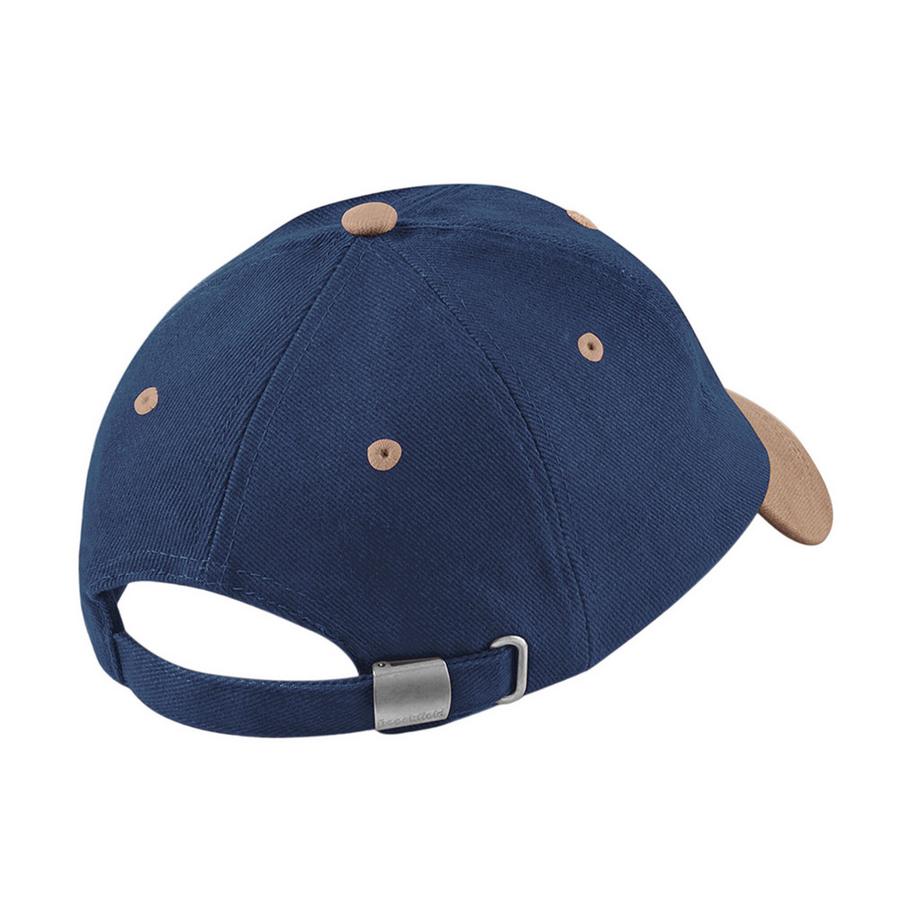Beechfield Niedriges Profil Kontrast Baseball Cap  