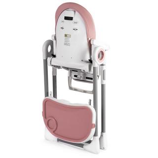 B2X  Sedia da pranzo per bambini con tavolo Nukido Belo rosa 