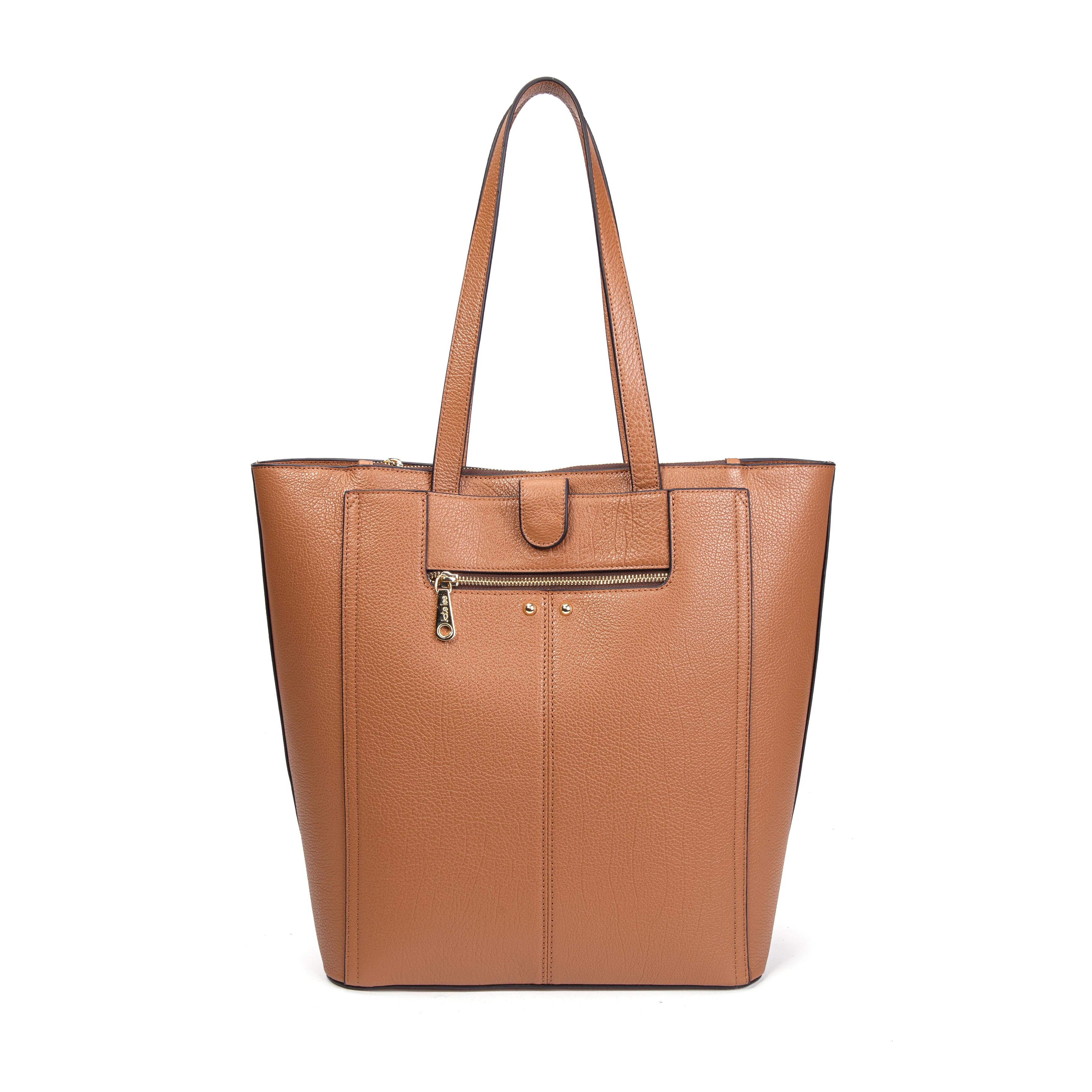 Kate Lee  Sac cabas en cuir Madeleine camel 