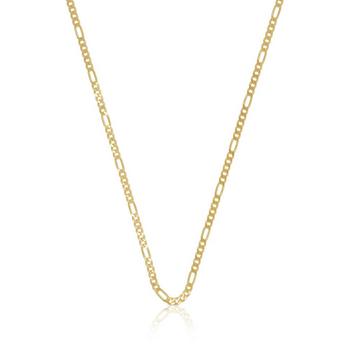 Collier figaro or jaune 750, 1,8mm, 40cm