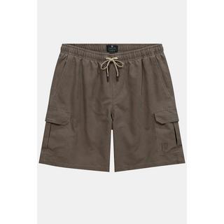 JP1880  Shorts da mare con cintura elastica e tasche cargo, fino alla tg. 8XL 