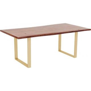 KARE Design Tisch Harmony Dunkel Messing 160x80  