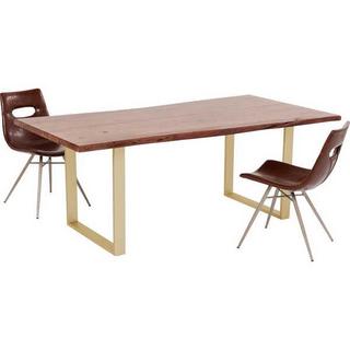 KARE Design Tisch Harmony Dunkel Messing 160x80  