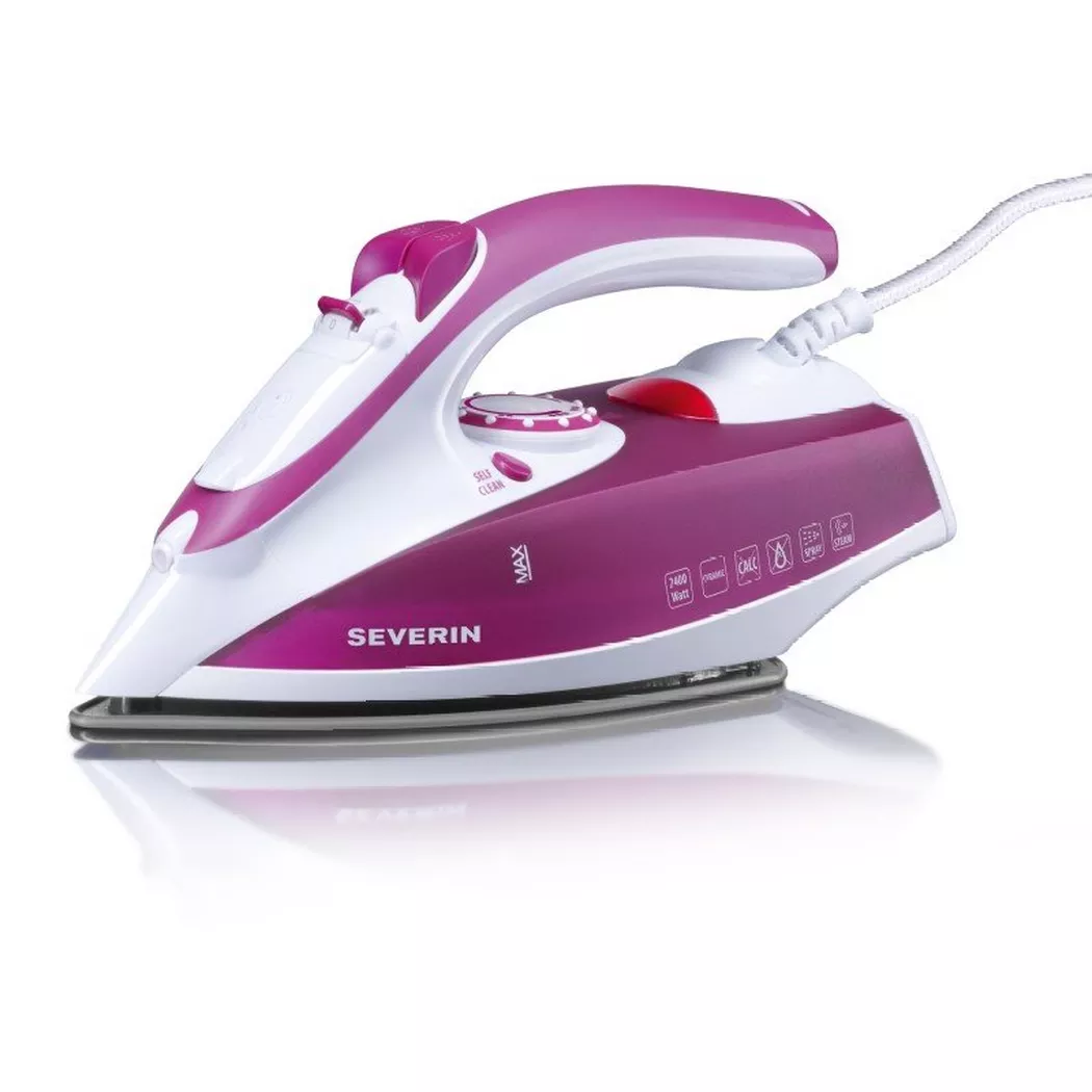 SEVERIN Dampfbügeleisen BA 3243, weiß/violett
