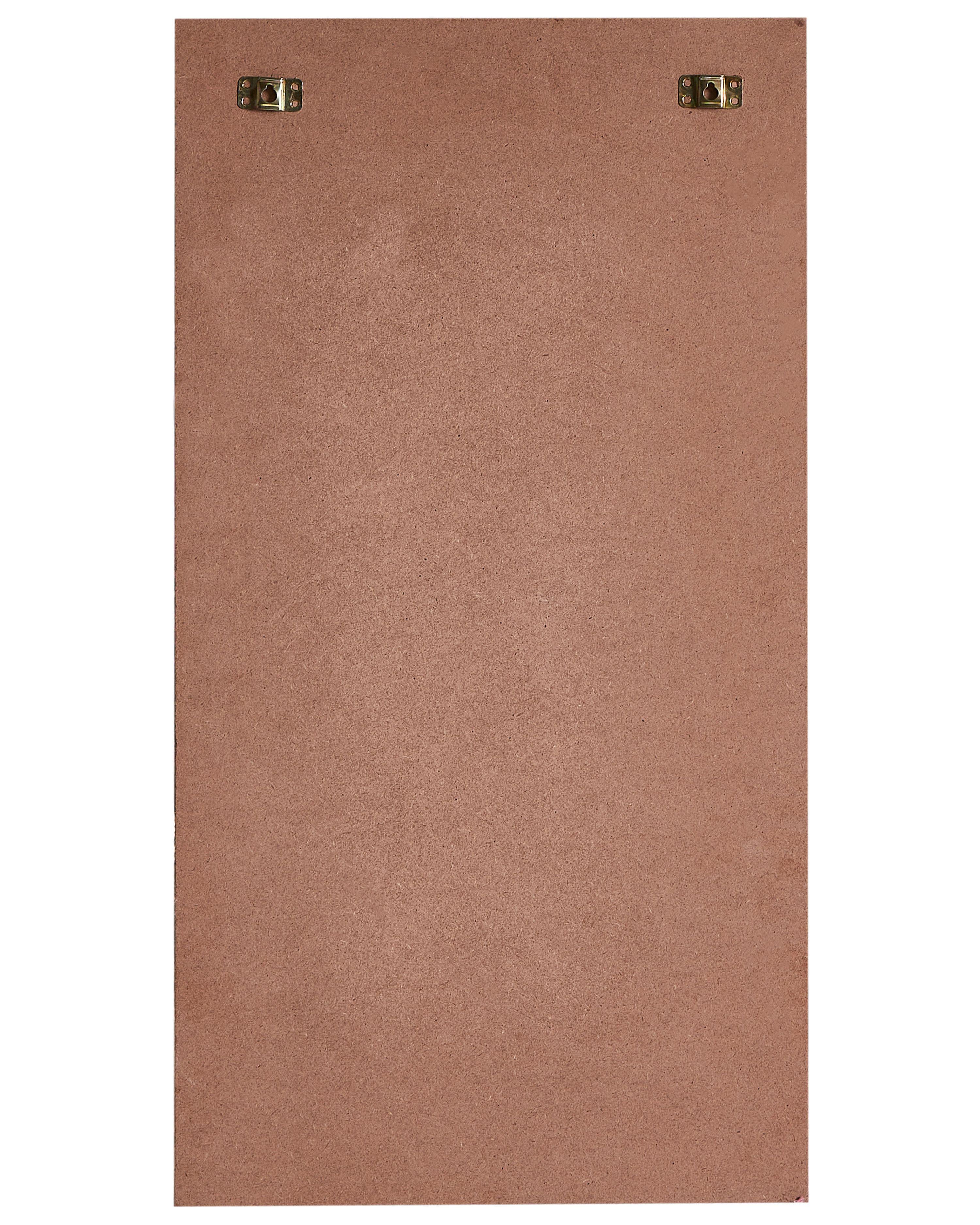 Beliani Wandspiegel aus Baumwolle Retro CAGERI  