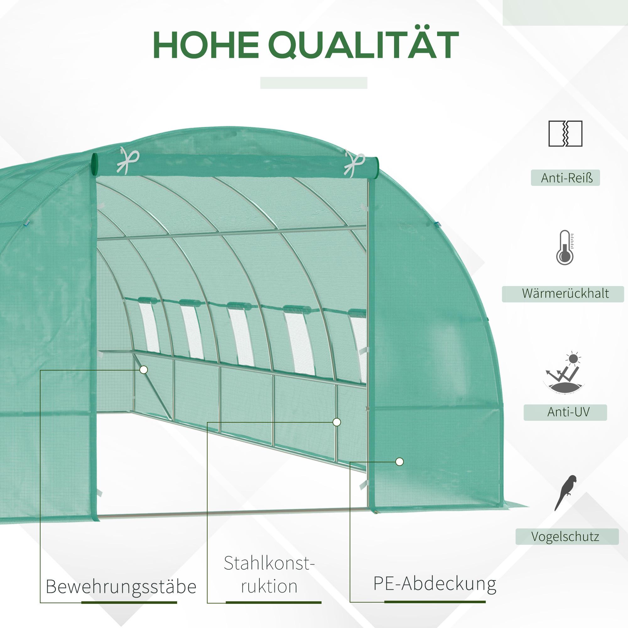 Outsunny Foliengewächshaus  