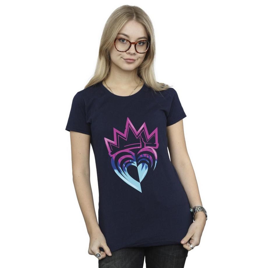 Disney Descendants T-Shirt Corona Cuore  