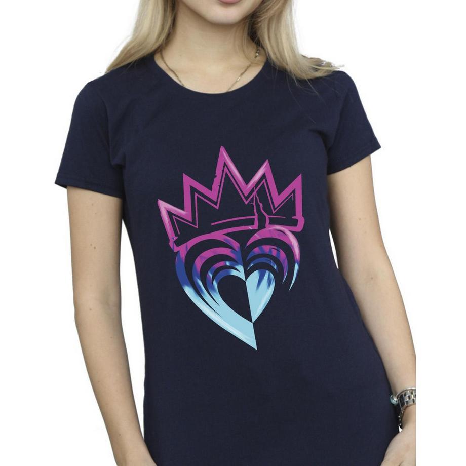 Disney Descendants T-Shirt Corona Cuore  