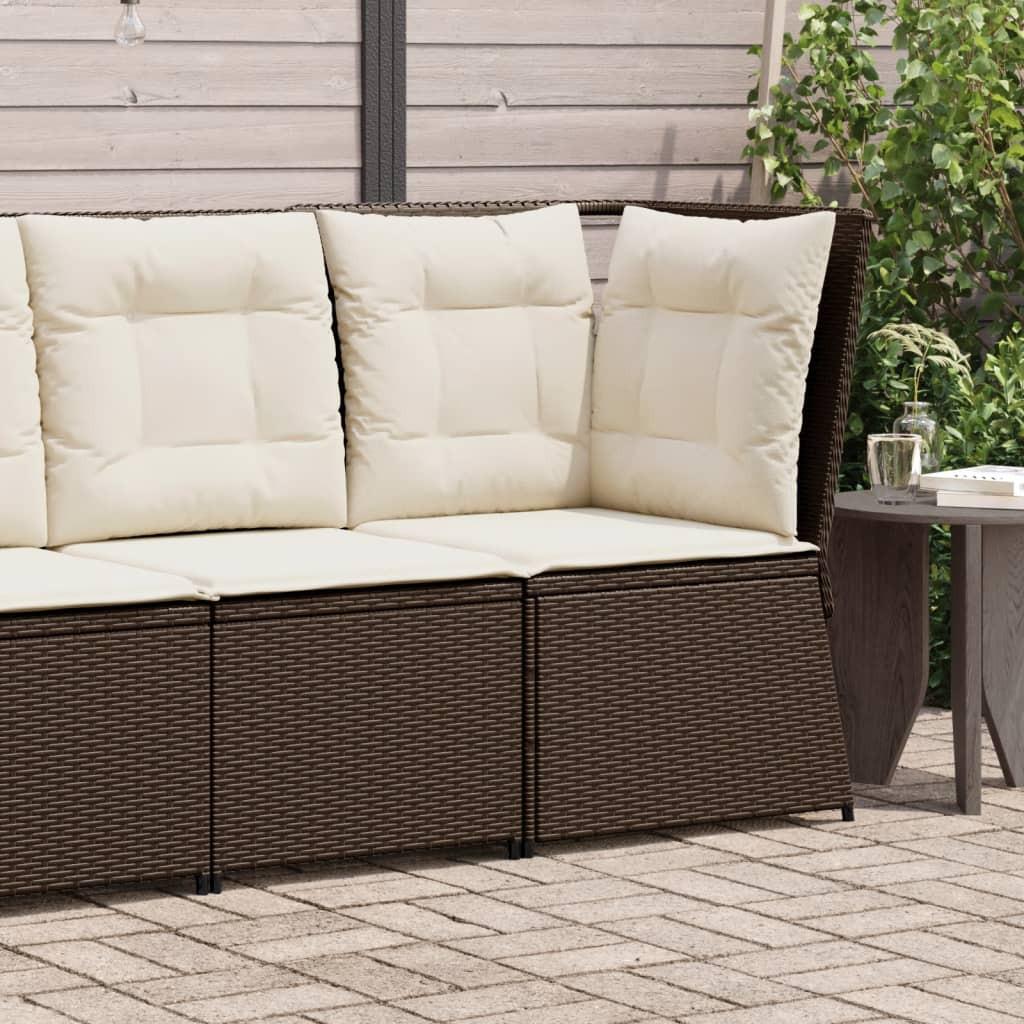 VidaXL Gartensofa poly-rattan  