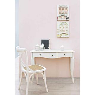 mutoni Chaise en bois Cross Blanc  