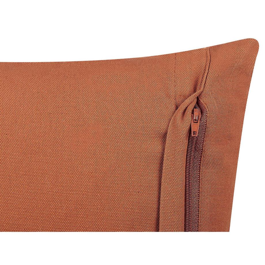 Beliani Dekokissen 2er Set aus Baumwolle Boho ALBIUM  