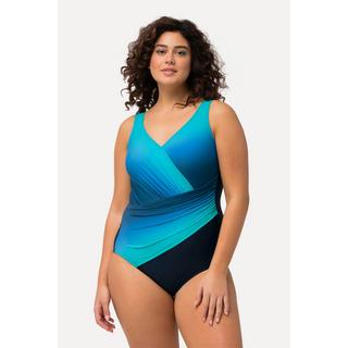 Ulla Popken  Maillot de bain à bonnets souples, dégradé de couleurs, matière recyclée 