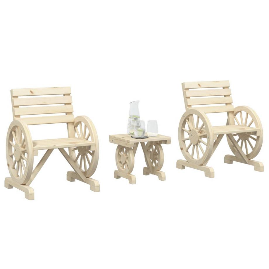 VidaXL Garten lounge set holz  