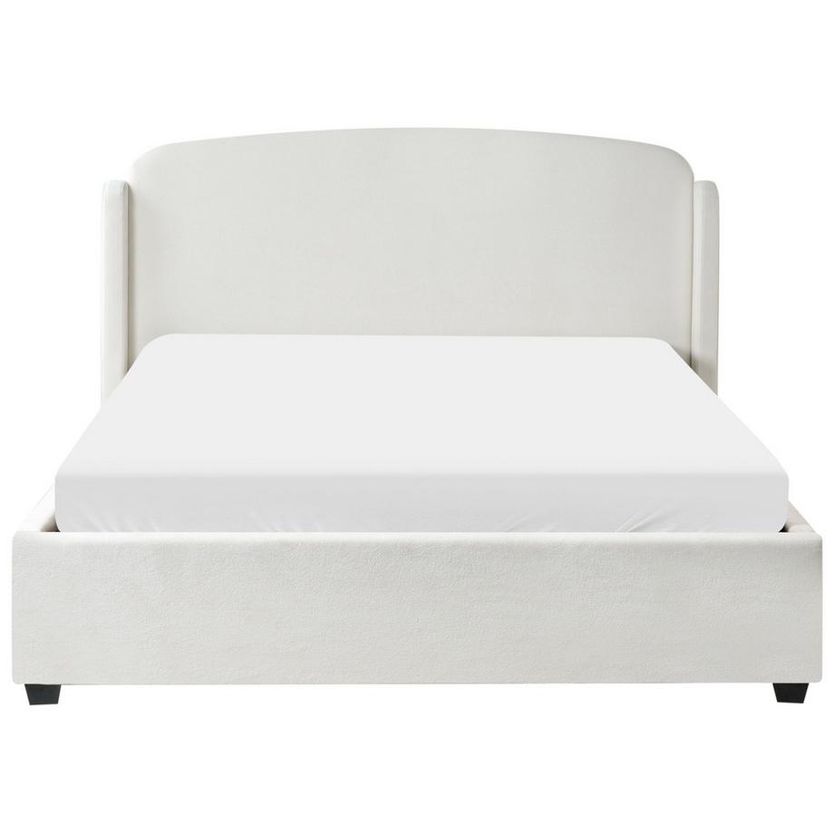 Beliani Lit ottoman en Tissu Moderne BERNAY  