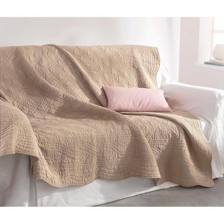 La Redoute Intérieurs Sofa-Überwurf Scenario mit Zickzack-Muster  