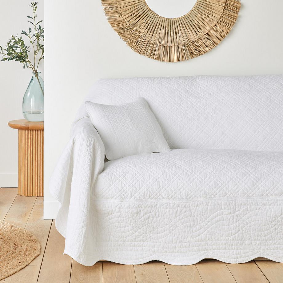 La Redoute Intérieurs Sofa-Überwurf Scenario mit Zickzack-Muster  
