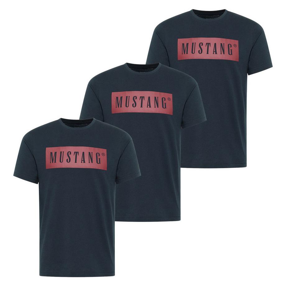 Mustang  T-shirt  Paquet de 3 Confortable à porter-Style Austin 3P 