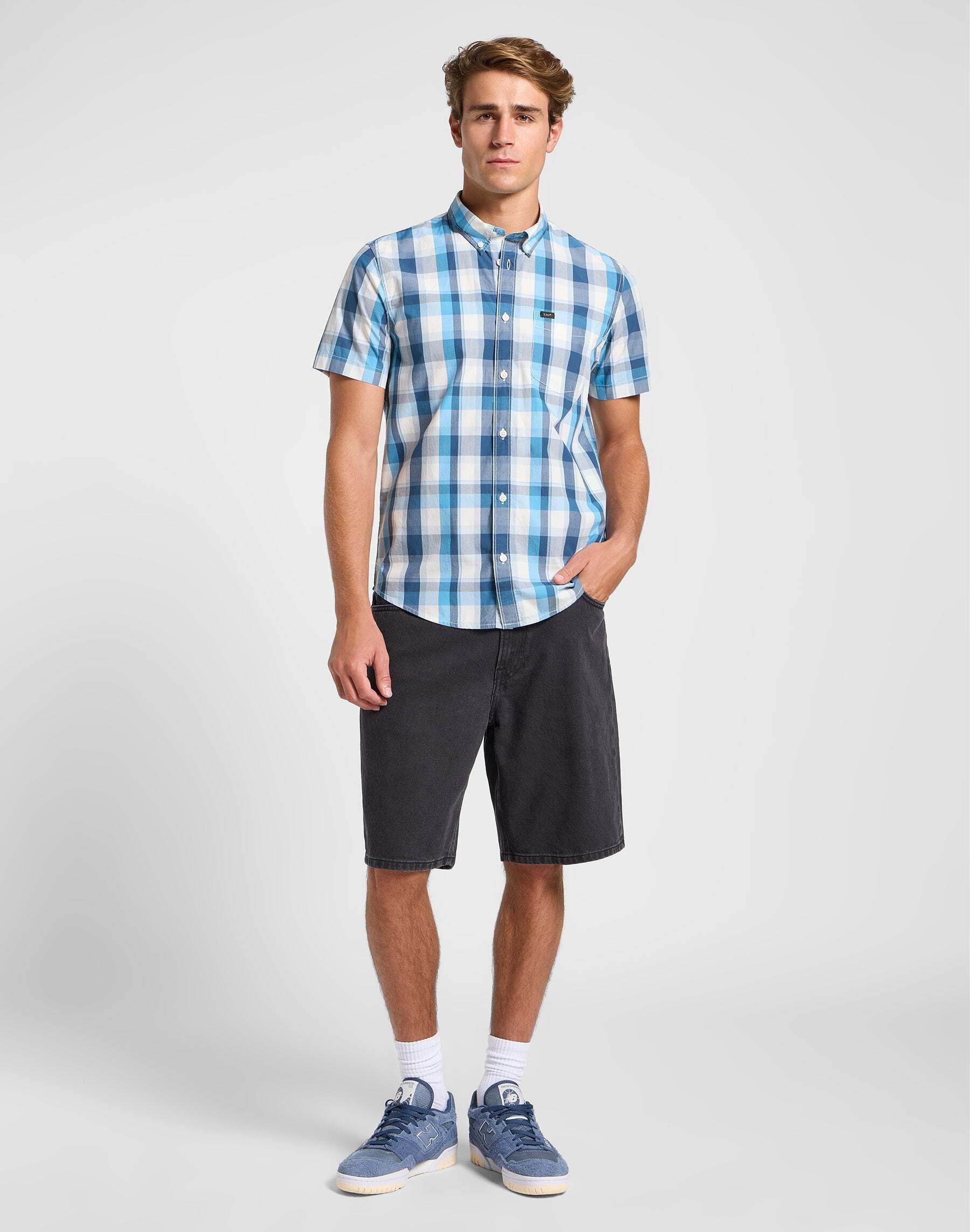 Lee Chemise Manches Courtes Carreaux  