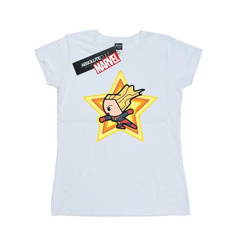 Captain Marvel Chibi Star T-Shirt  
