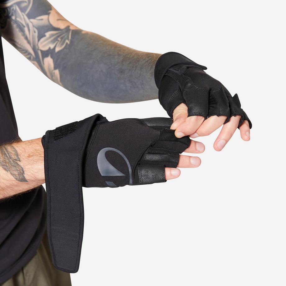 DOMYOS  Guanti allenamento forza supporto polso poliestere 