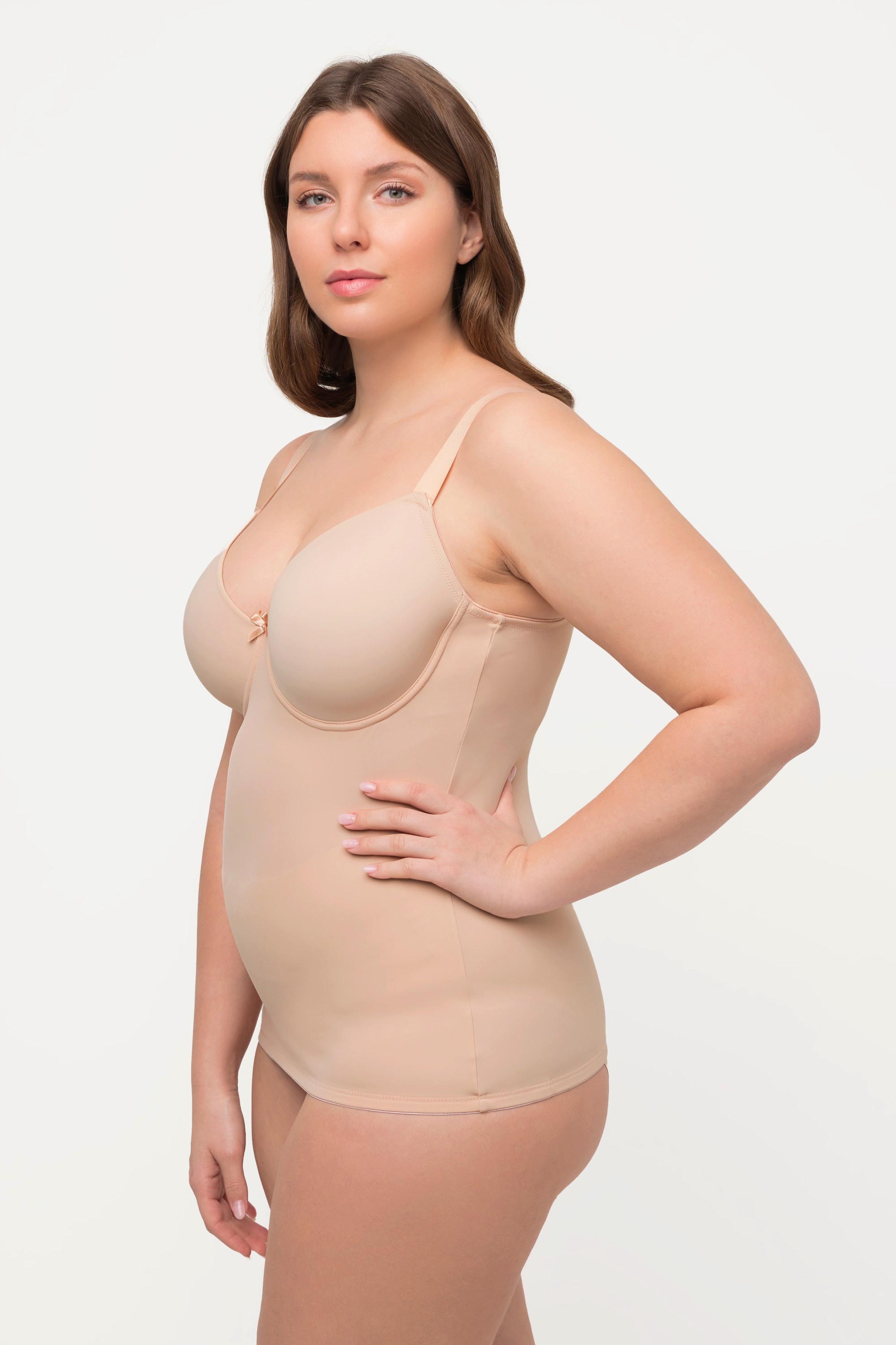 Ulla Popken  Top con reggiseno, ferretto, coppe di Spacer e spalline regolabili 