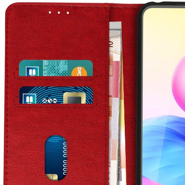 Avizar  Klappetui Xiaomi Redmi Note 10 5G Rot 