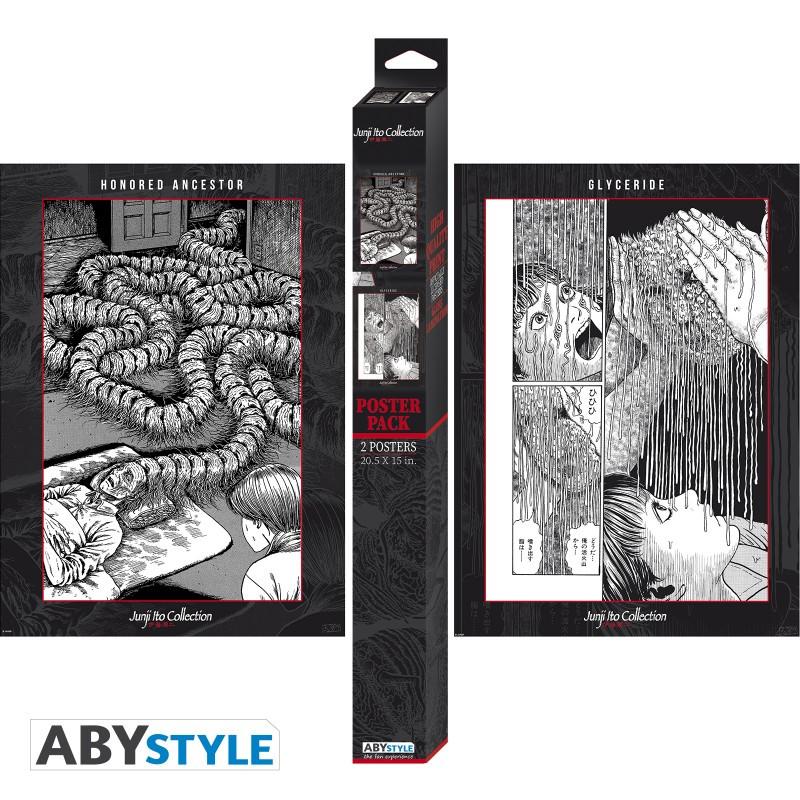 Abystyle  Poster - Set of 2 - Junji Ito - Artworks 