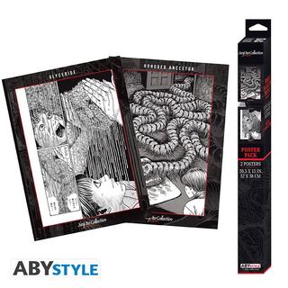 Abystyle  Poster - Pack de 2 - Junji Ito - Artworks 