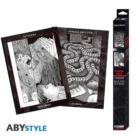 Abystyle  Poster - Pack de 2 - Junji Ito - Artworks 