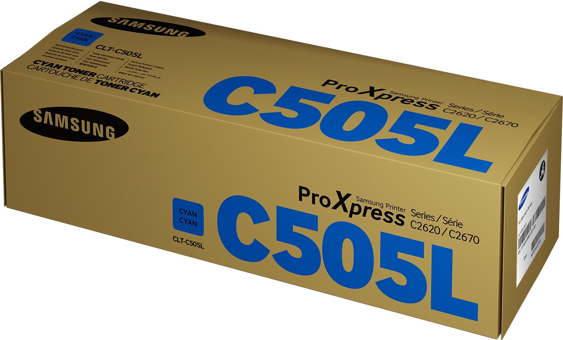 Hewlett-Packard  SAMSUNG Toner-Modul cyan SU035A SL-C2620/2670 3500 Seiten 