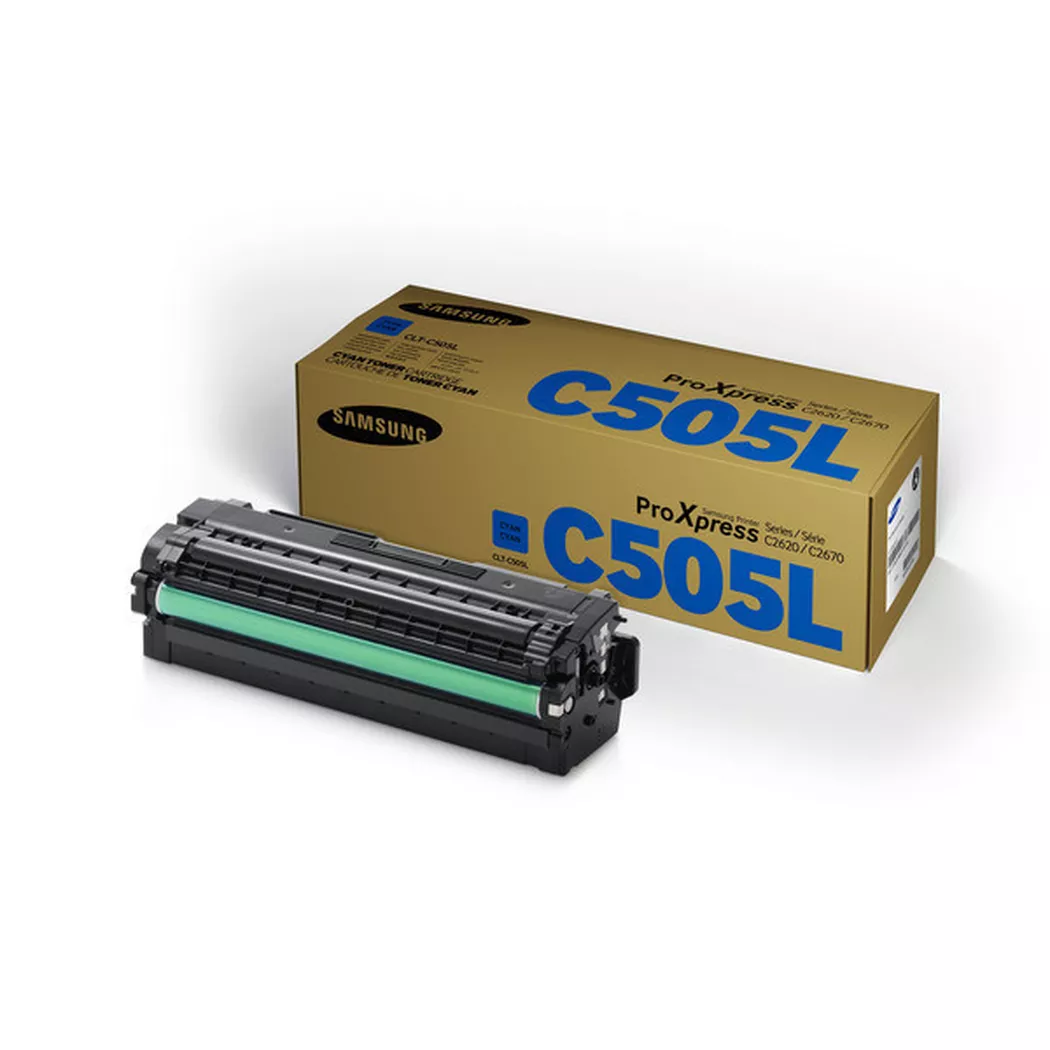 Hewlett-Packard – SAMSUNG Toner-Modul cyan SU035A SL-C2620/2670 3500 Seiten, One Size