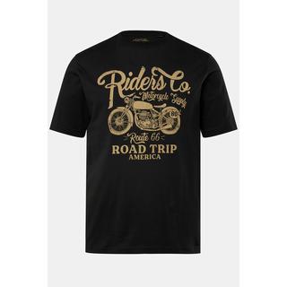 JP1880 T-Shirt Manches Courtes Imprimé Moto Col Rond  