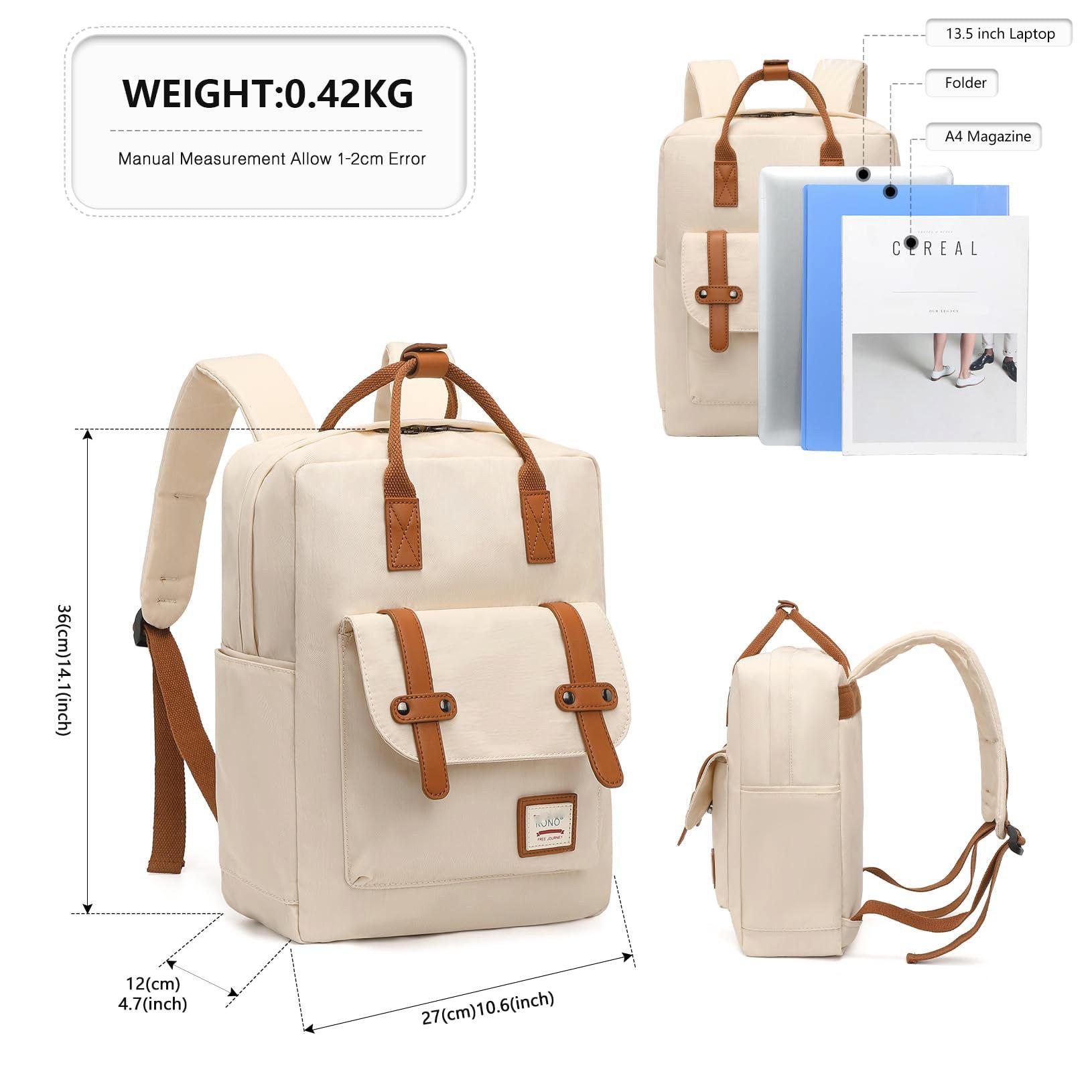 Only-bags.store Unisex College Rucksack Leichter Schulranzen  