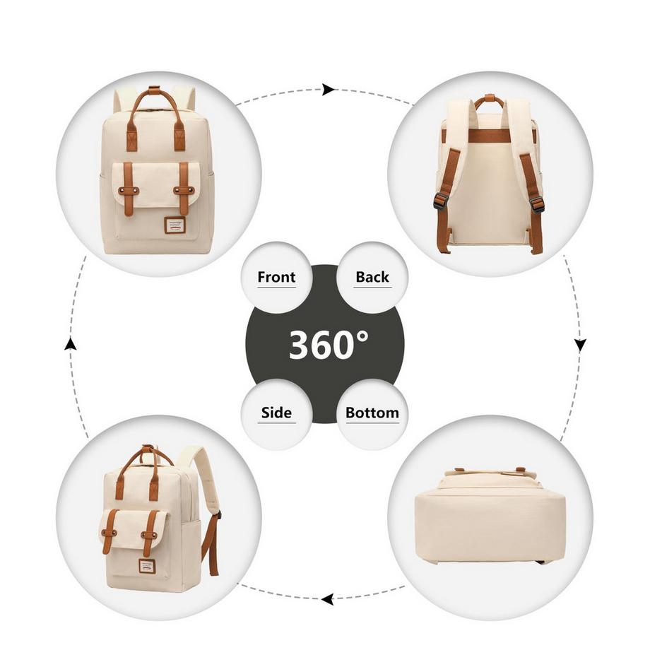 Only-bags.store Unisex College Rucksack Leichter Schulranzen  