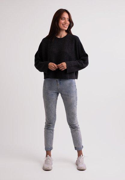 CASH-MERE.CH  Wolle Kaschmir Rundhals Pullover 