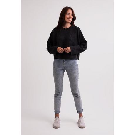 CASH-MERE.CH  Wolle Kaschmir Rundhals Pullover 