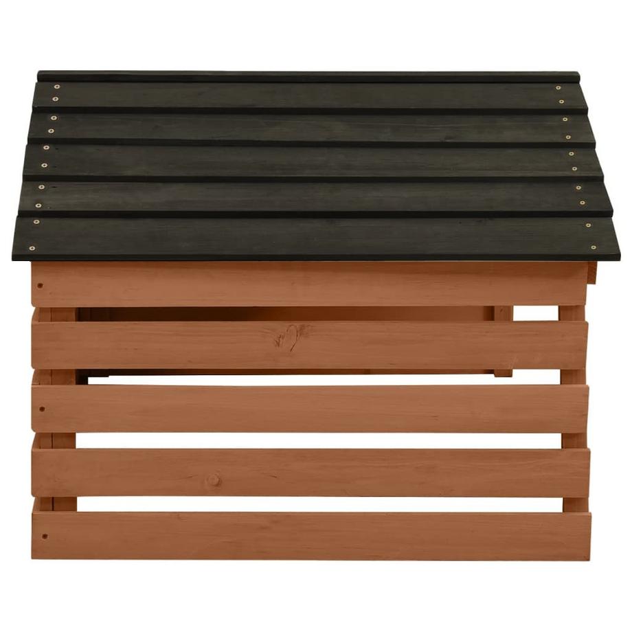 VidaXL  Mähroboter garage holz 