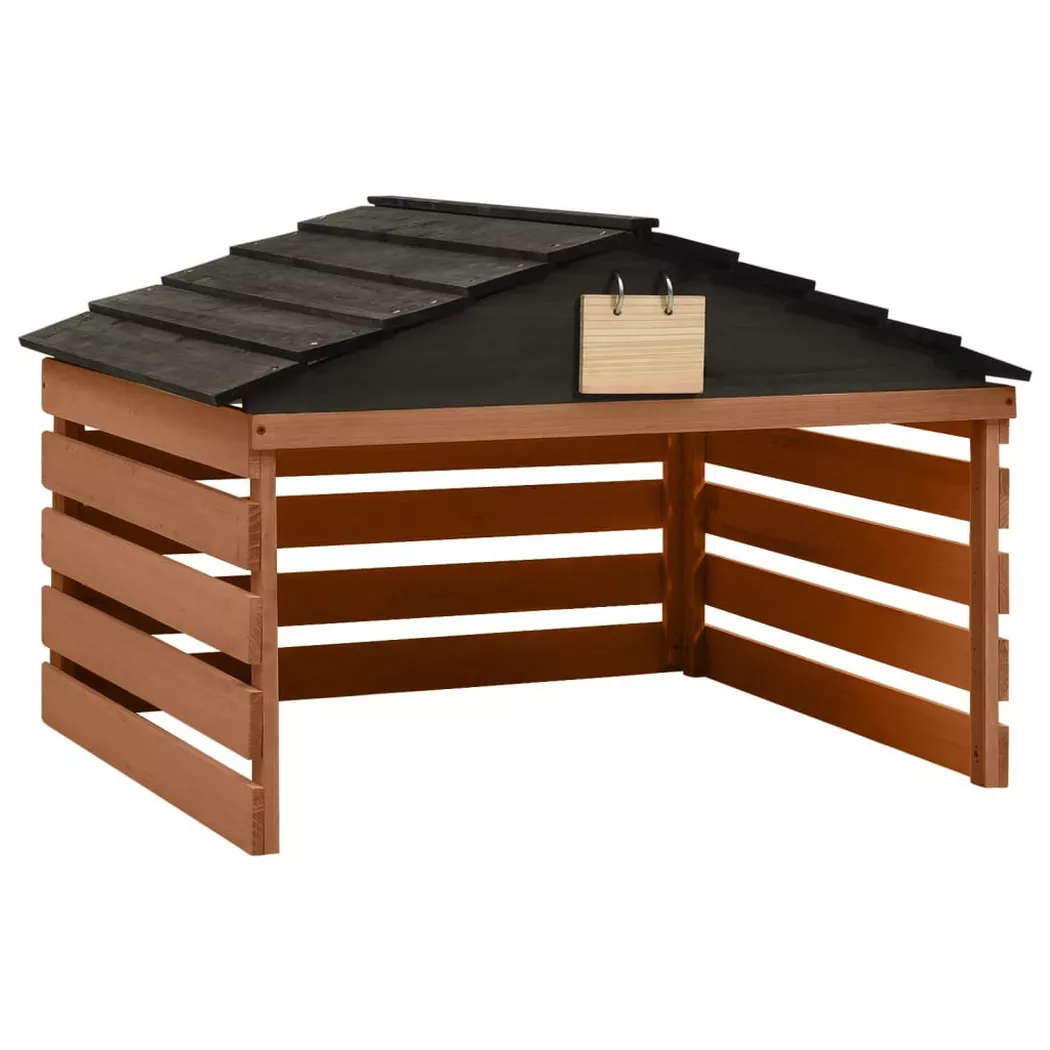 VidaXL - rimessa tosaerba Legno, One Size, Marrone
