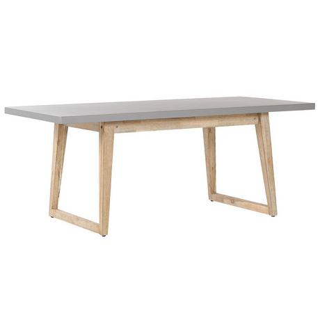 Beliani Tavolo da pranzo da giardino en Cemento fibrorinforzato Industriale ORIA  