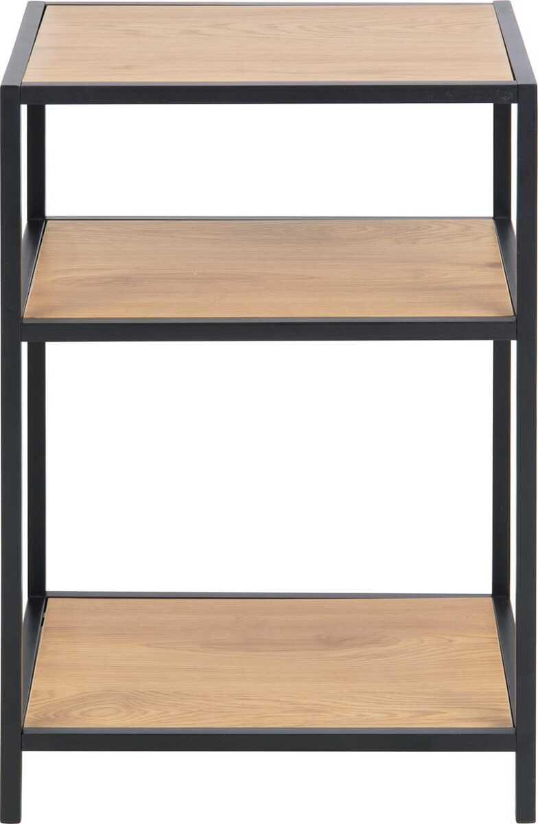 mutoni Table de nuit Multiple Bronx noir  