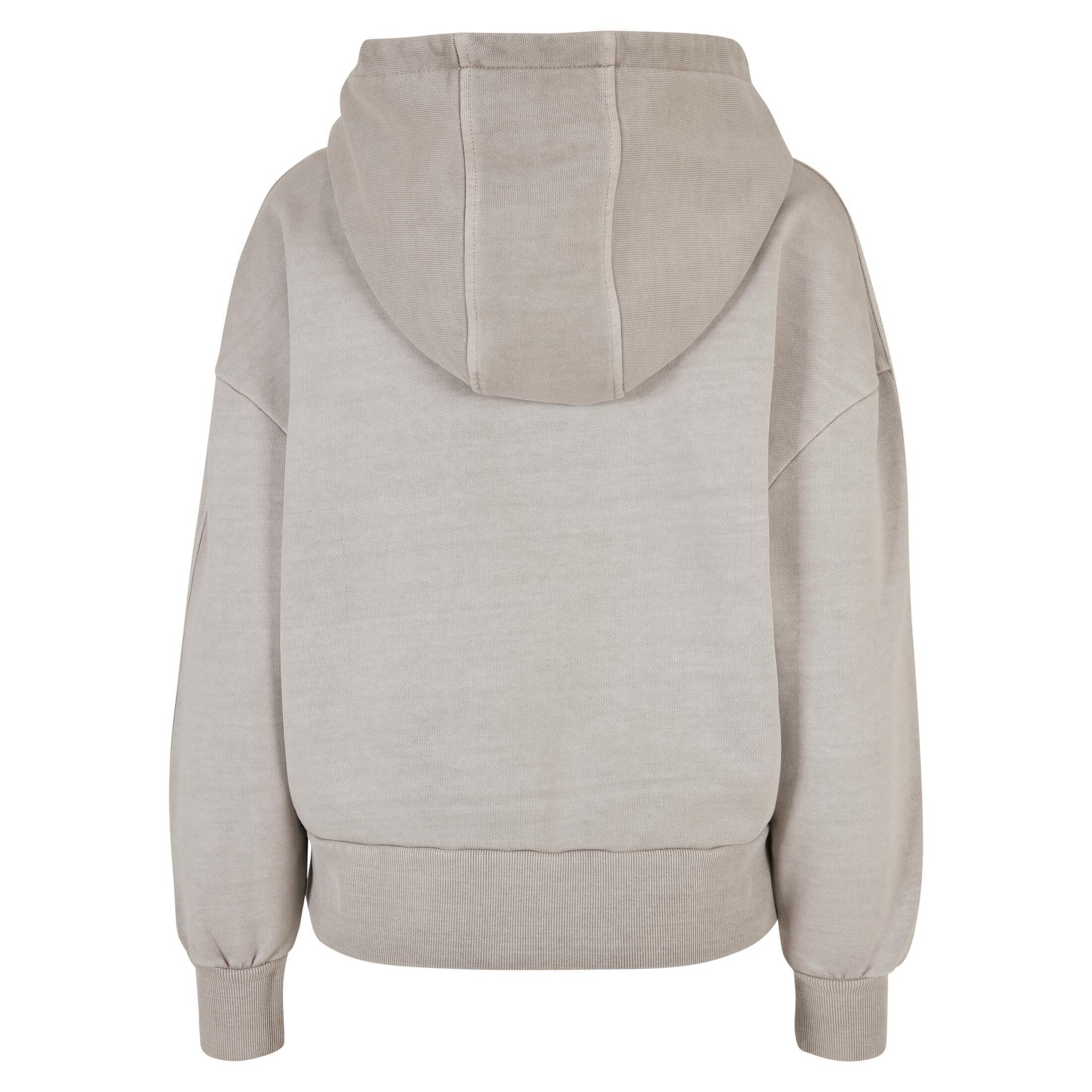 URBAN CLASSICS  kapuzenpullover, damen heavy terry garment dye gt 