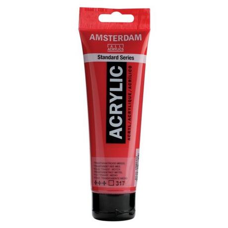 Talens TALENS Acrylfarbe Amsterdam 120ml 17093172 transp.rot m.  